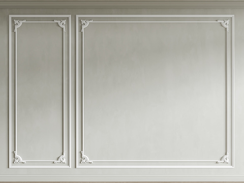 European Style Panel Wall Trim Gypsum Wallboard