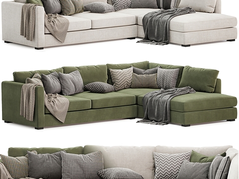 FLEXFORM corner sofa soft sofa