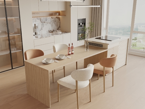 Nakajima Dining Table and Chair