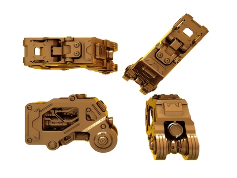 Metal components of modern machinery