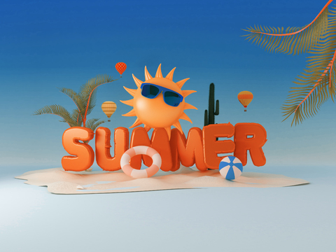 Summer Scene PSD