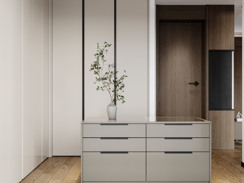 Free modern cloakroom