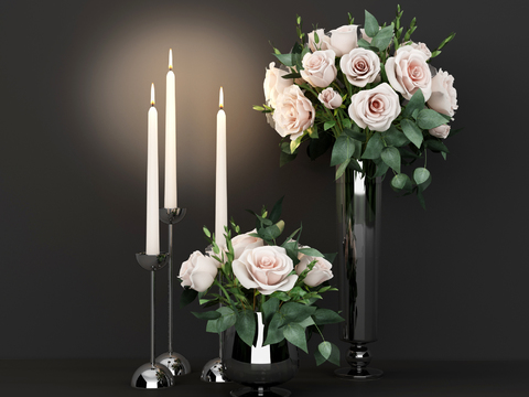 Modern Candlestick Vase Ornaments