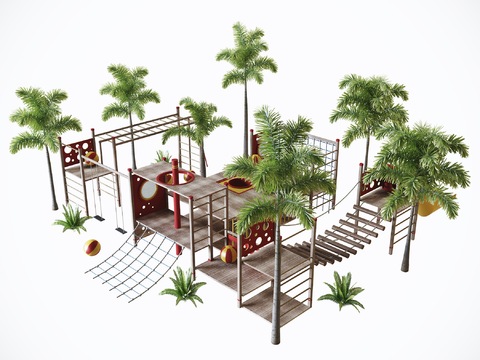 Modern Outdoor Children's Climbing Amusement Park