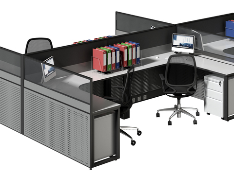 modern office desk and chair