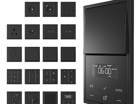 Modern switch adjustment control panel