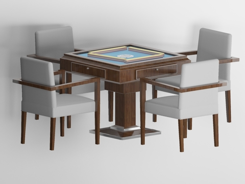 New Chinese Mahjong Table and Chair Free