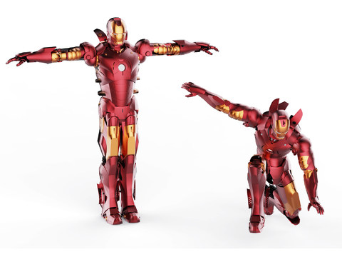 Modern Iron Man Art Toy Hand