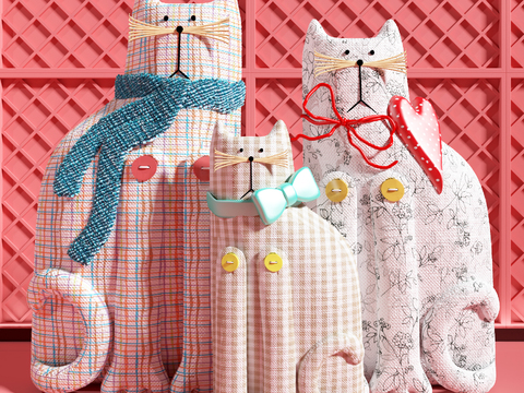 Modern Fabric Cat Doll Toy