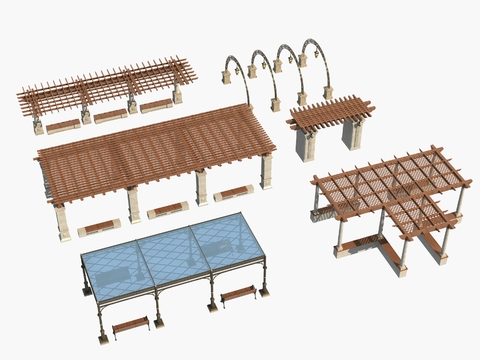 Simple European Corridor Flower Rack