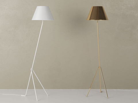 Nordic Minimalist Metal Tripod Floor Lamp Free