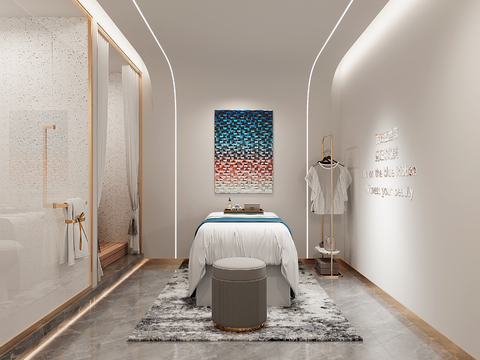 Modern spa treatment room free of charge