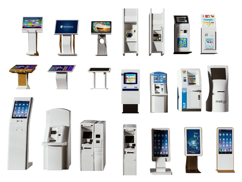 Modern ATM self-service terminal machine