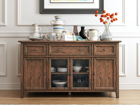 American Solid Wood Sideboard