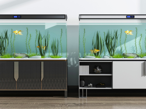 Modern Smart Landscape Fish Tank Aquarium