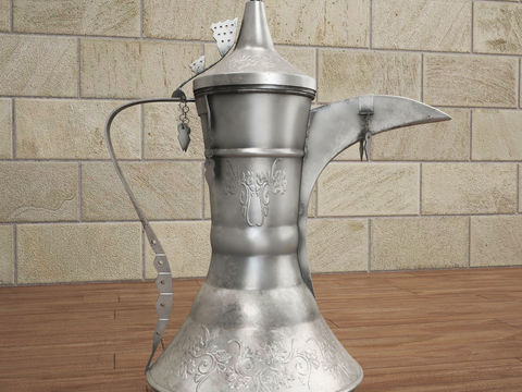 European-style metal teapot free