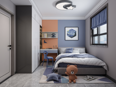 Modern kids Bedroom free