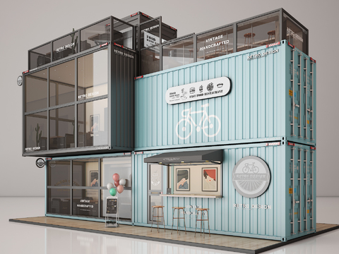 Modern Container Coffee Shop