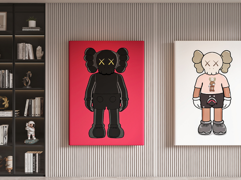 kaws decorative painting hanging painting