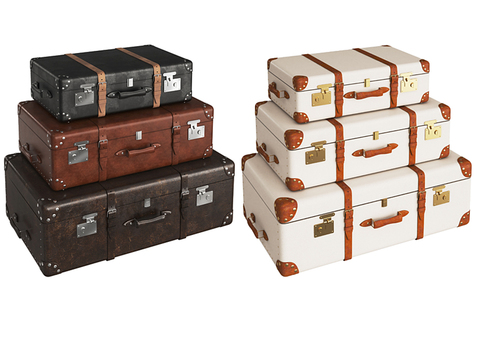 Industrial wind suitcase luggage