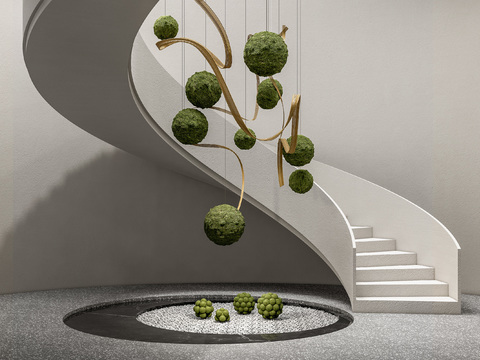 Rotary Staircase Landscape