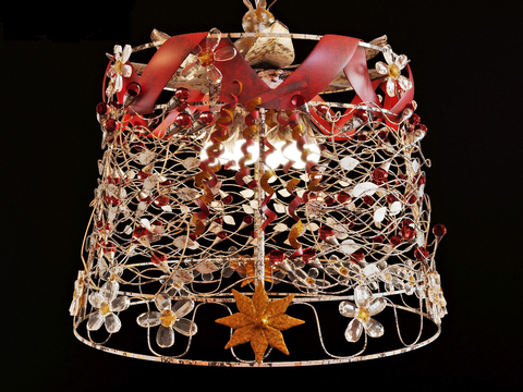 Modern Creative Metal Crystal Art Chandelier Free