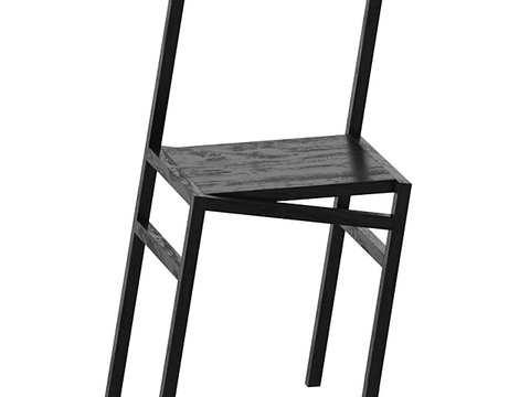 Modern Minimalist Art Solid Wood Chair Free