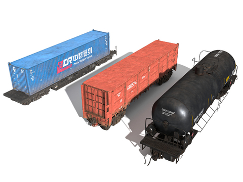 modern train container oil tank