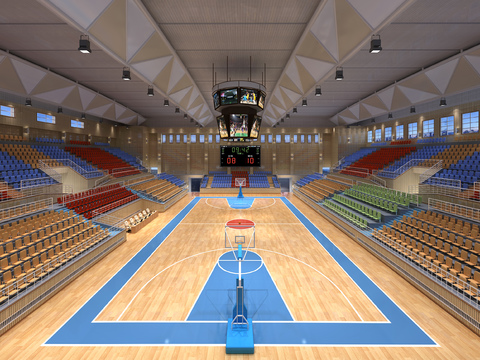 modern basketball hall