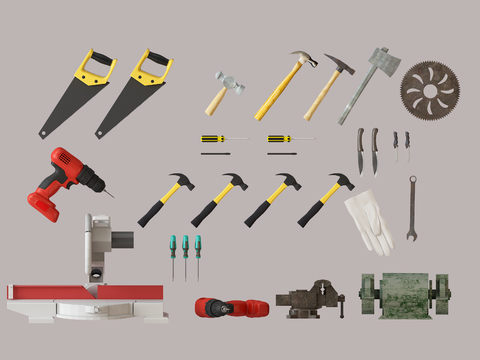 Modern electric drill hammer saw combination