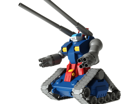 Steel Tank Gundam Hand Mecha Art Toy