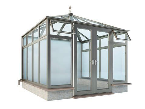 Modern greenhouse flower house sun room