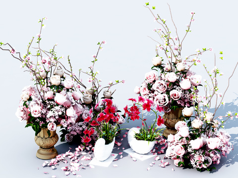 Modern vase floral flower arrangement Free