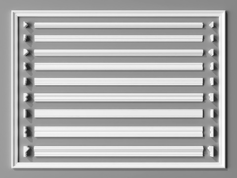 Modern skirting gypsum line