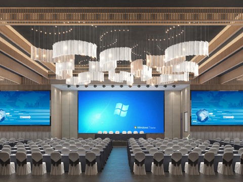 Modern Hotel Conference Hall