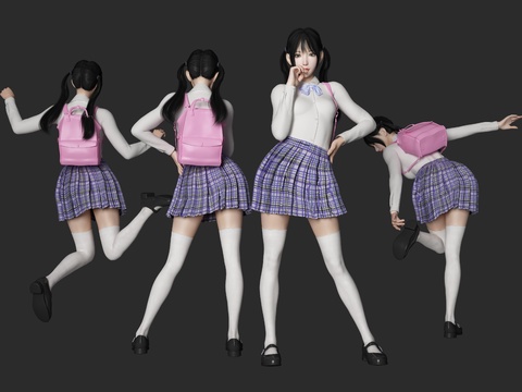 Modern JK Uniform Student Beauty Figure