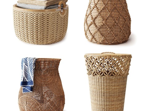 Modern Woven Clothes Basket