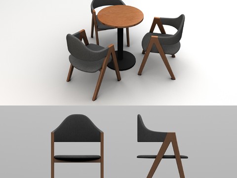 Modern Solid Wood Coffee Tables and Chairs