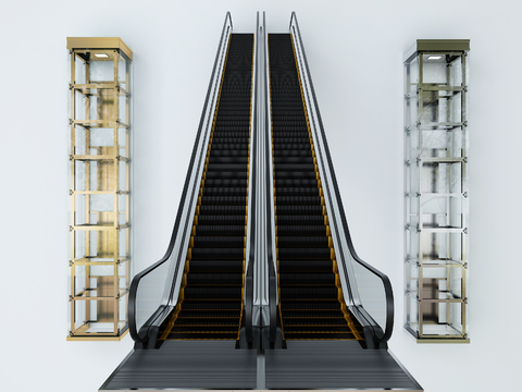 modern automatic escalator