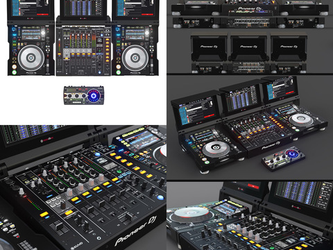 Modern DJ recording and tuning equipment