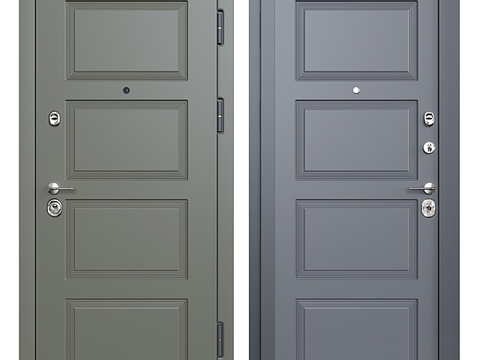 Modern minimalist solid wood entrance door for free