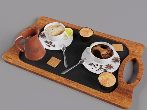 Nordic Simple Solid Wood Tray Free