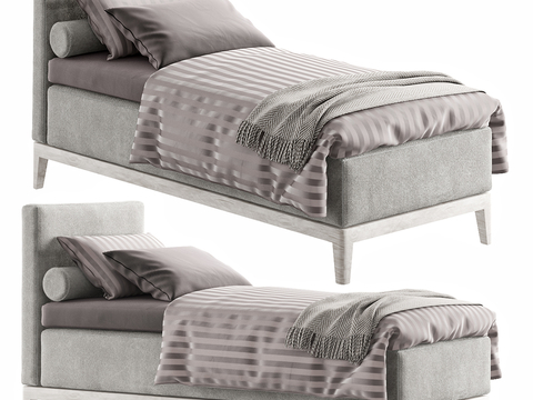 Modern Fabric Single Bed