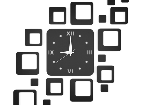 Modern minimalist creative art wall clock free