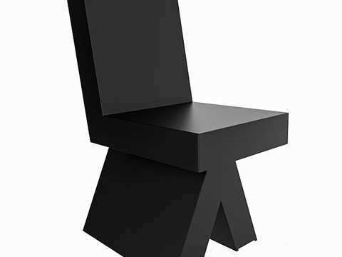 Modern Minimalist Solid Wood Chair Free