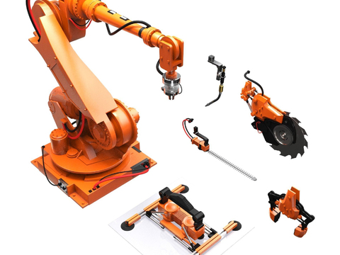 Modern mechanical arm industrial equipment