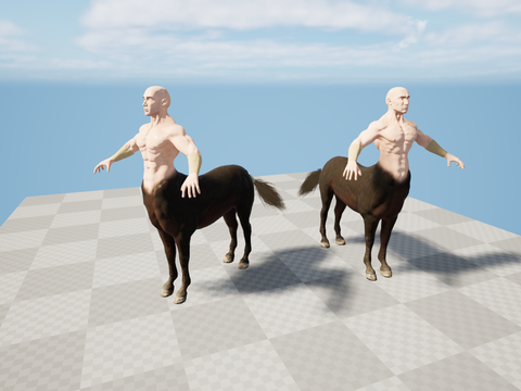 Centaur Monster Sculpture Free