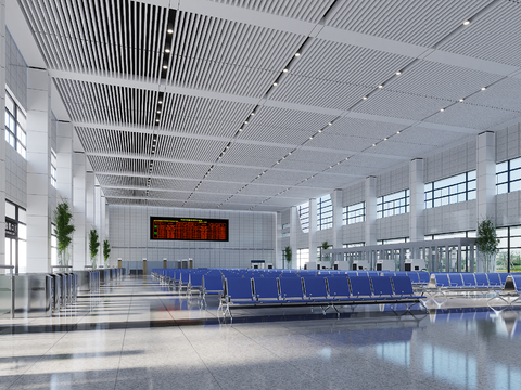 Waiting hall of railway station