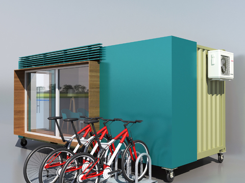 Modern container activity house