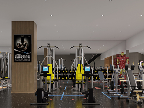 Modern Gym Fitness Equipment